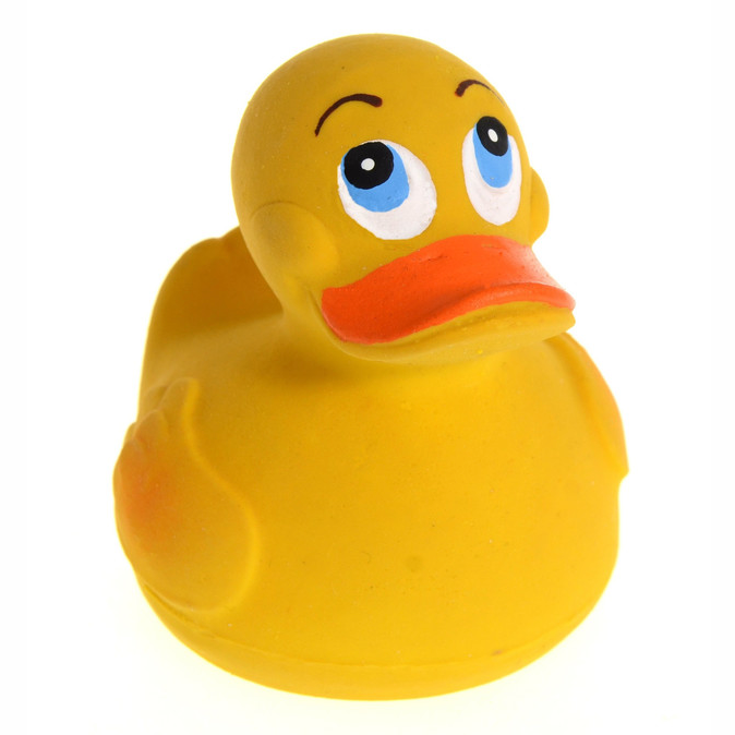Bath Toy Natural Rubber Duck Yellow