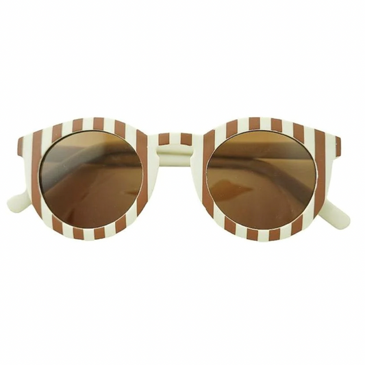 Grech & Co Classic Polarised Baby Sunglasses Stripes Atlas + Tierra