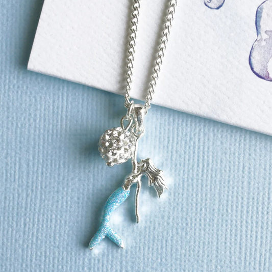 Lauren Hinkley Light Blue Mermaid Necklace