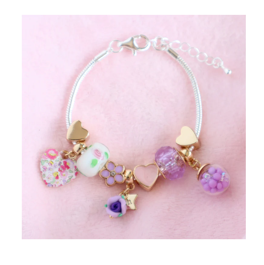 Lauren Hinkley Petite Fleur Violette Charm Bracelet