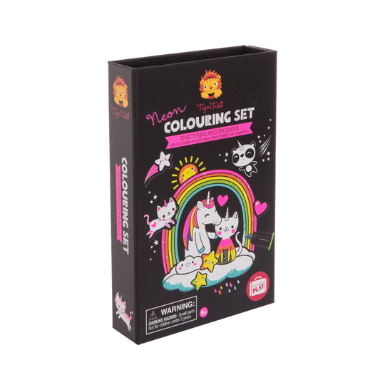 Colouring Set Neon Unicorn & Friends