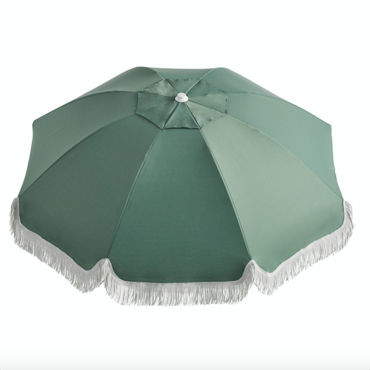 Basil Bangs Premium Beach Umbrella Sage