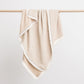 Over the Dandelions Organic Muslin Blanket with Tassels Sand