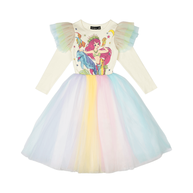 Rock Your Kid Mermaid and Friends Flounce Dress