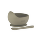 Petite Eats Silicone Bowl and Spoon Sage