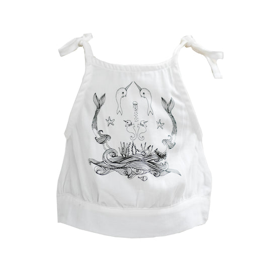 Burrow & Be Penny Singlet Mermaid (Last Sizes 3-6m)