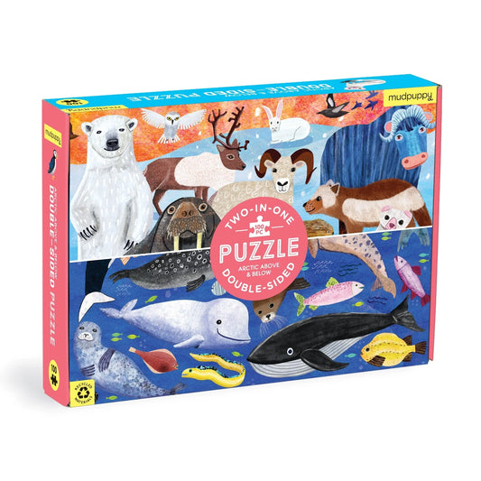 Arctic Above and Below Double Sided Puzzle 100pce