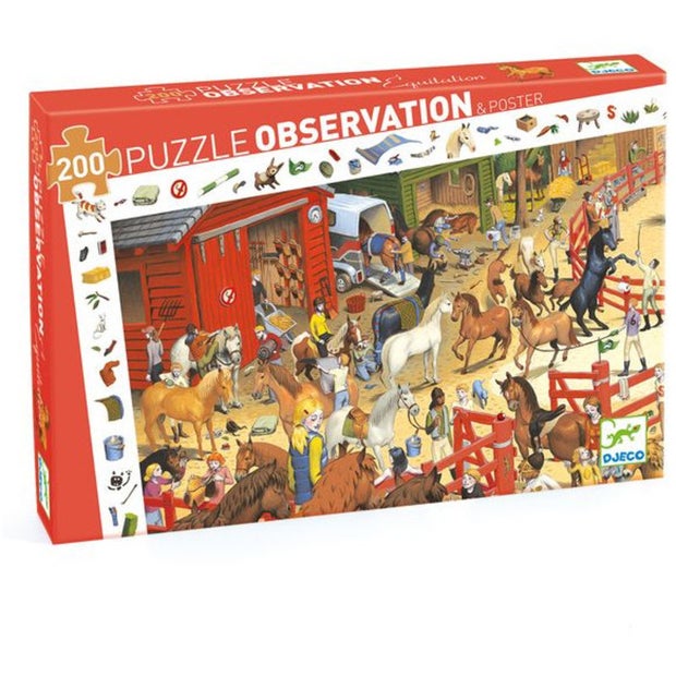 Horses Observation Puzzle 200pce