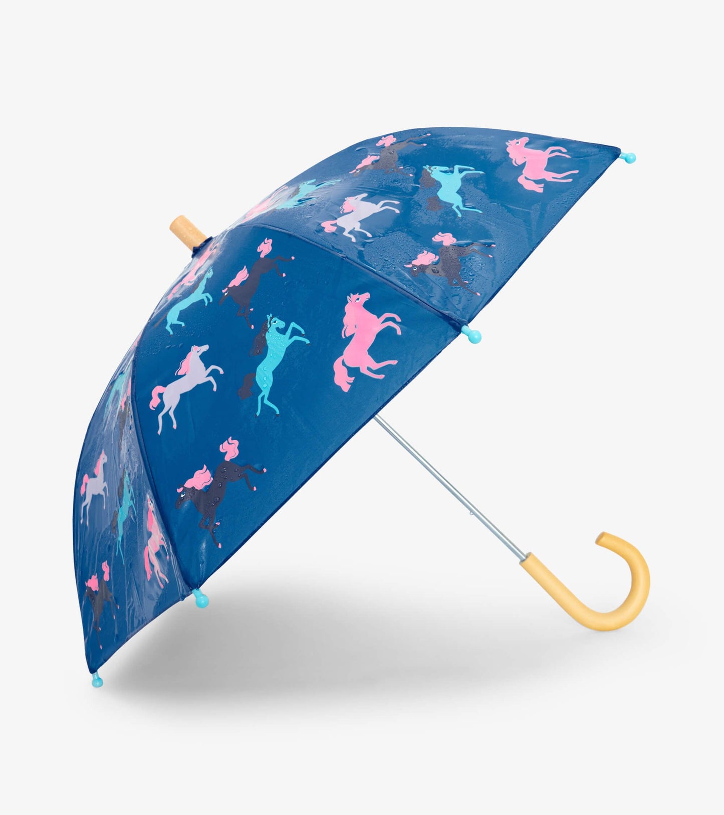 Hatley Colour Changing Umbrella Prancing Horses