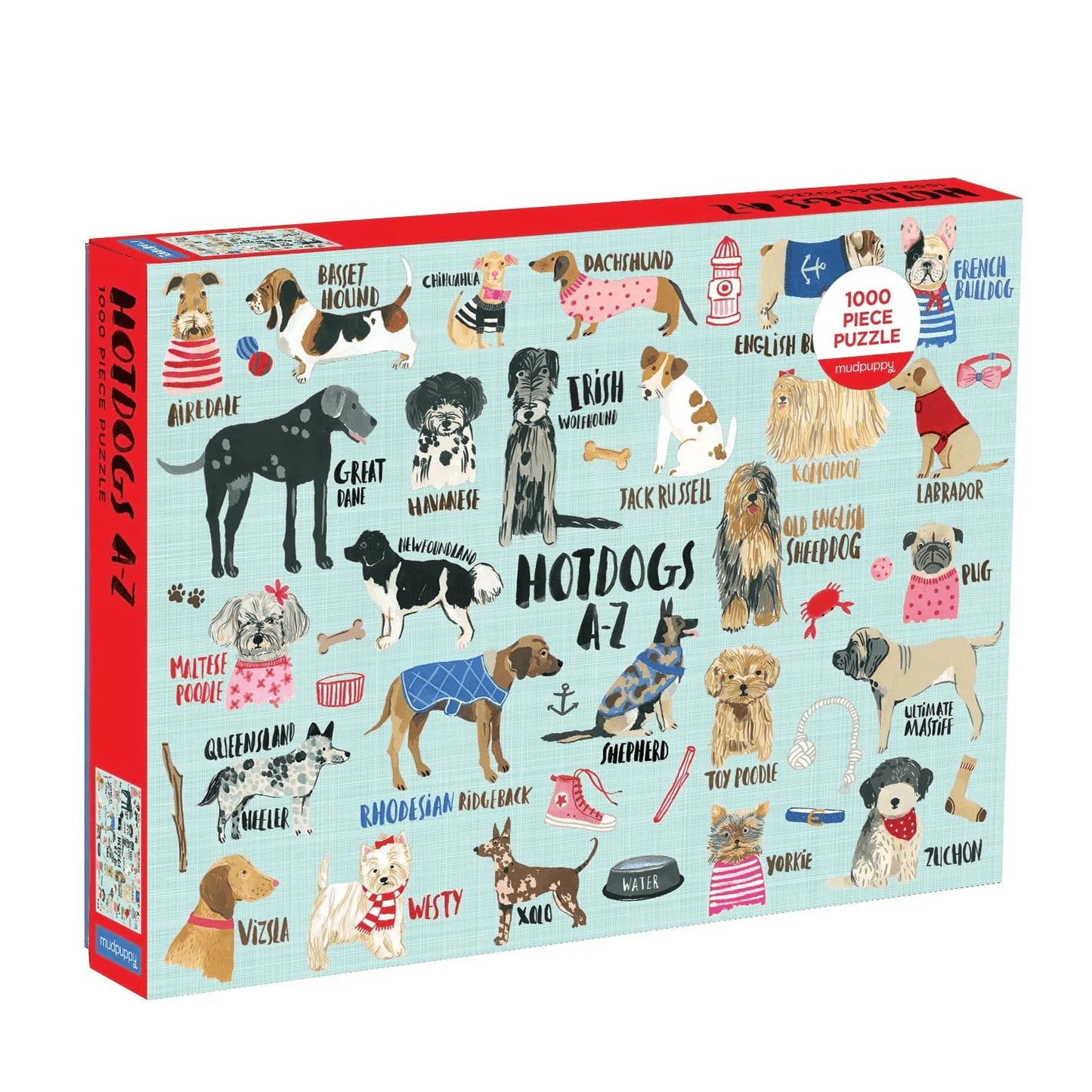Hot Dogs A-Z 1000 Piece Family Puzzle