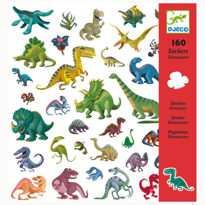 160 Stickers Dinosaur