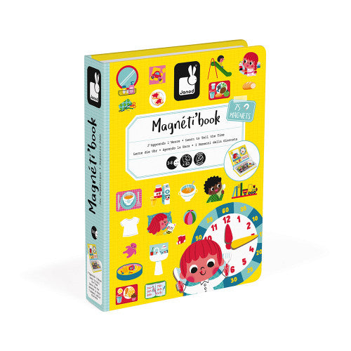 Janod Learn Time Magnetic Book