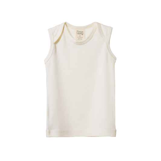 Nature Baby Merino Essential Singlet Natural