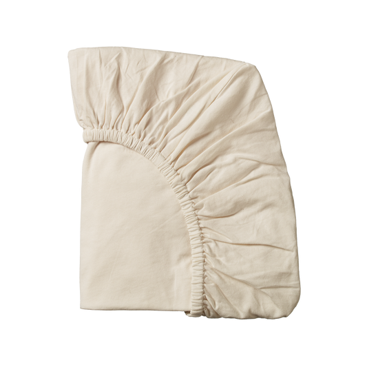 Nature Baby Fitted Sheet Jersey Natural Bassinet