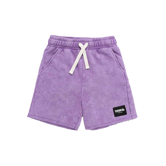 MINIKID Violet Comfort Fit Shorts