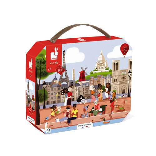 Janod Suitcase Puzzle Paris