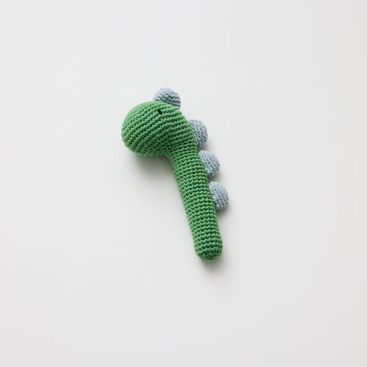 Over the Dandelions Crochet Dinosaur Rattle