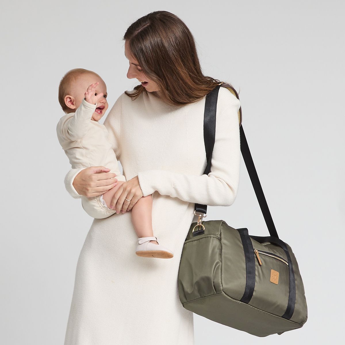 Pretty Brave Stella Baby Bag Khaki