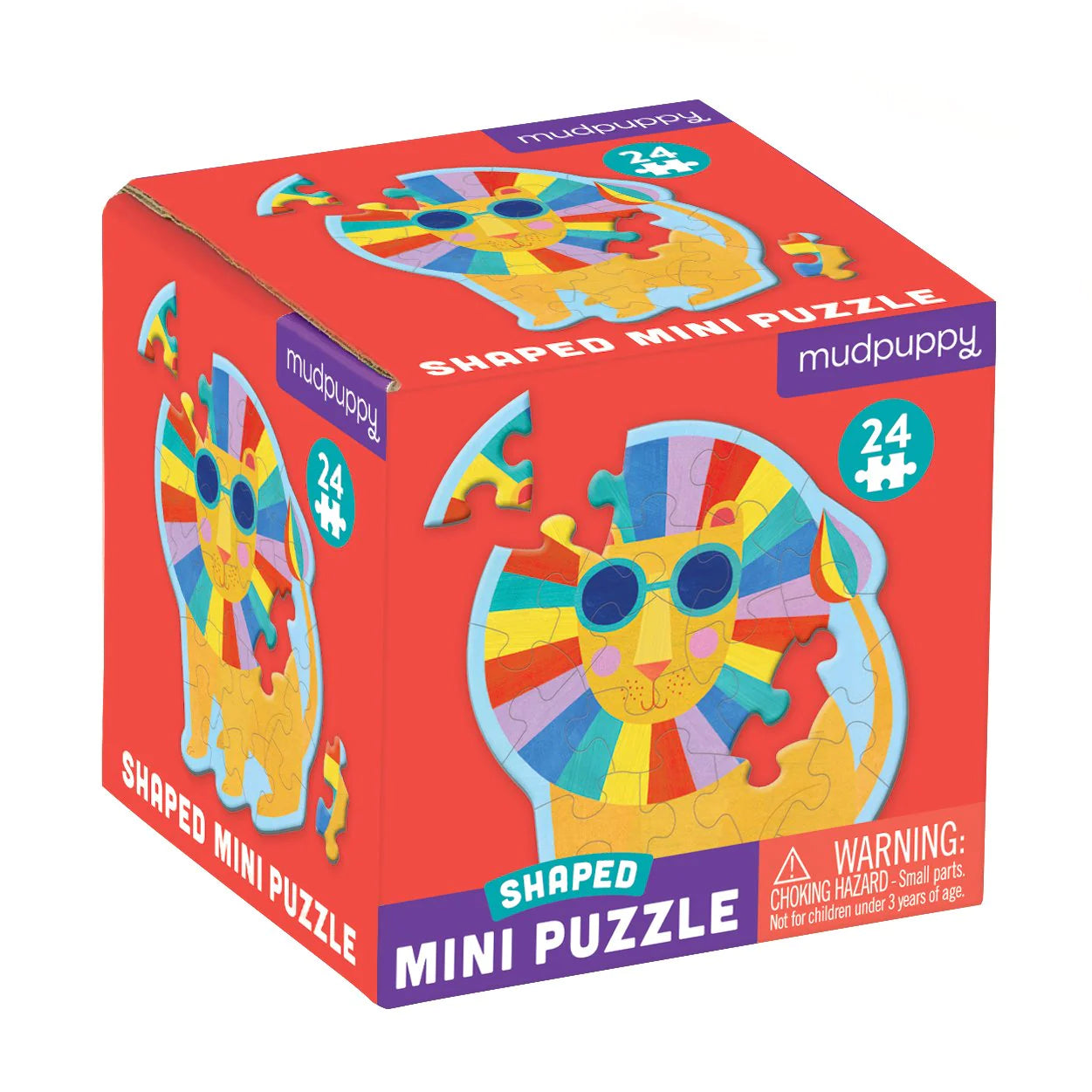 Rainbow Lion Shaped Mini Puzzle 24 Pieces