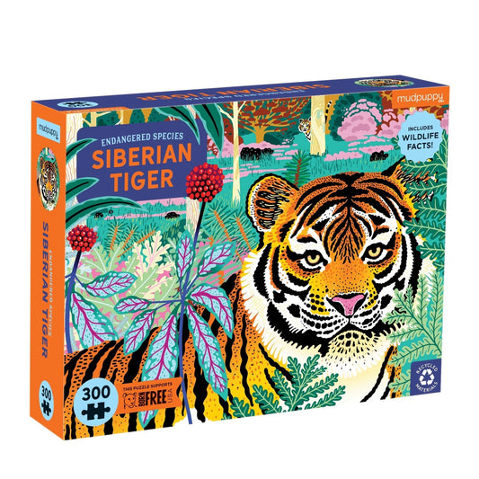 Endangered Species Siberian Tiger Puzzle 300pce